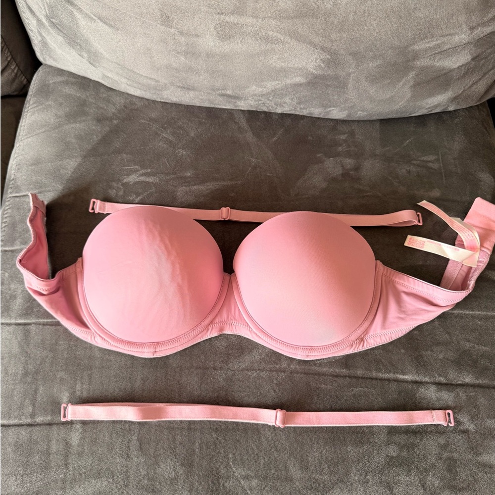 Victoria's Secret Light Pink Strapless Convertible Bra